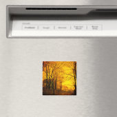 October Afterglow John Atkinson Grimshaw マグネット (インサイチュ (食洗機))