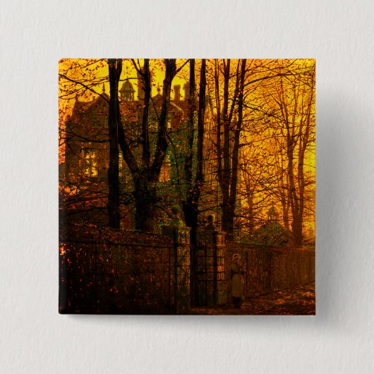 October Afterglow John Atkinson Grimshaw 缶バッジ (正面)