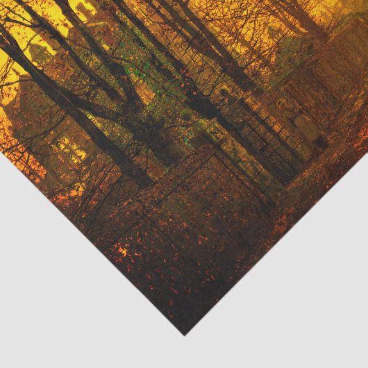 October Afterglow John Atkinson Grimshaw 薄葉紙 (詳細)