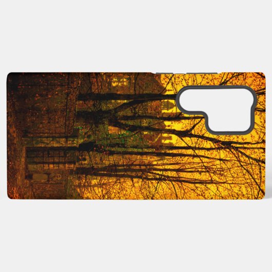 October Afterglow John Atkinson Grimshaw Samsung Galaxyケース (裏面横)