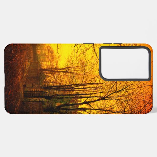 October Afterglow John Atkinson Grimshaw Samsung Galaxyケース (左側面)