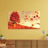 October Breeze Canvas Printに乗る キャンバスプリント (インサイチュ (リビング))