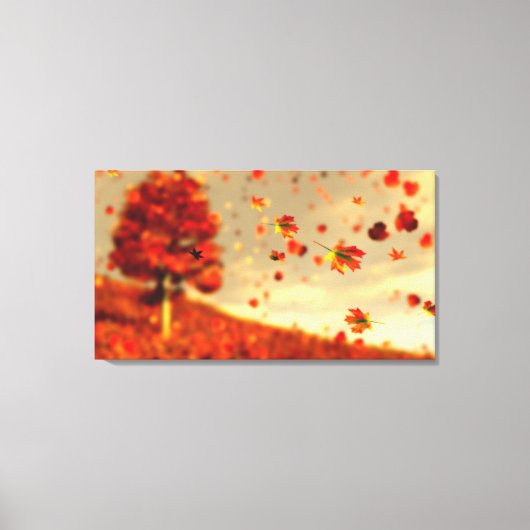 October Breeze Canvas Printに乗る キャンバスプリント (正面)