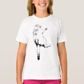 October Catの姿勢 Tシャツ (正面)