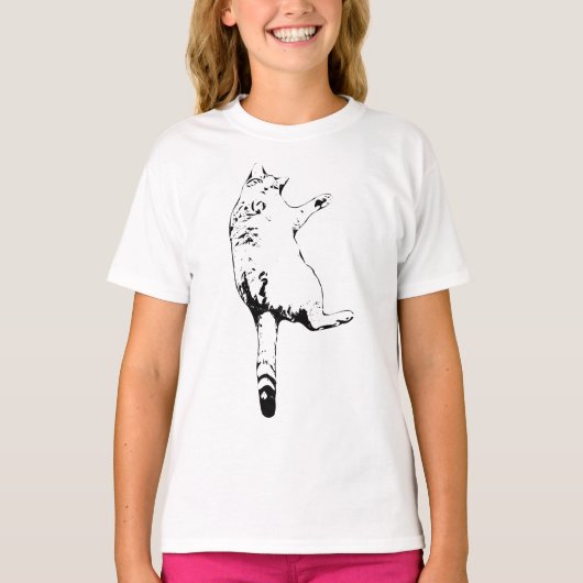 October Catの姿勢 Tシャツ (正面)