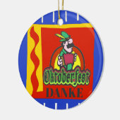 October Fest 、追加、編集文字 セラミックオーナメント (左)