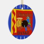 October Fest 、追加、編集文字 セラミックオーナメント (右)