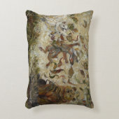 October Fun Whimsical Autumn Forest Animals アクセントクッション (正面(垂直))