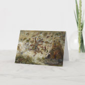 October Fun Whimsical Autumn Forest Animals  カード (正面)