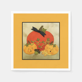 October Halloween Bridal Shower スタンダードカクテルナプキン