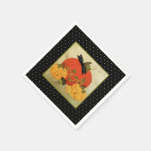 October Halloween Bridal Shower スタンダードカクテルナプキン (角)