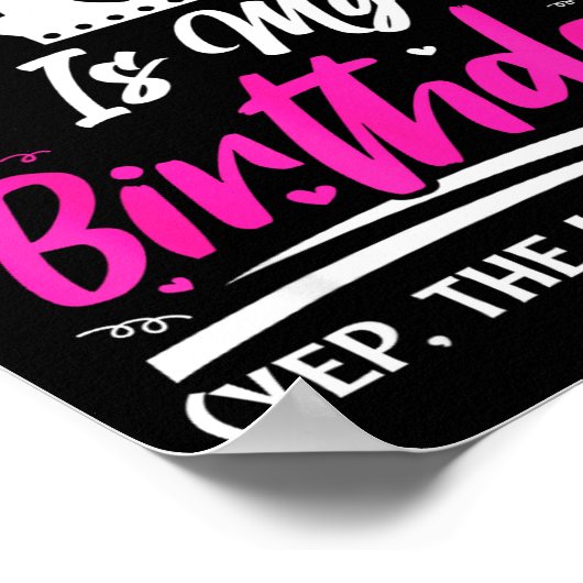 October Is My Birthday The Whole Month October Bir ポスター (角)