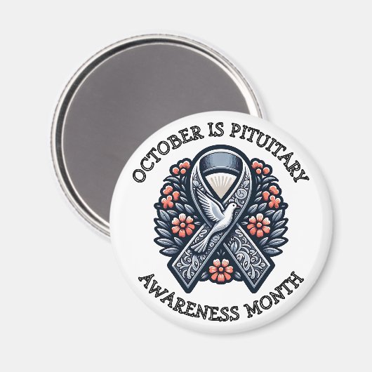 October is Pituitary Awareness Month マグネット (正面/裏面)