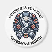 October is Pituitary Awareness Month マグネット (正面)