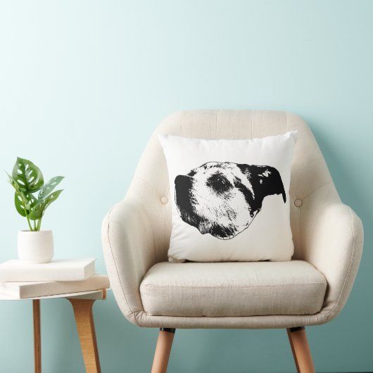 October Living-Room Calm — Terrier クッション (椅子)