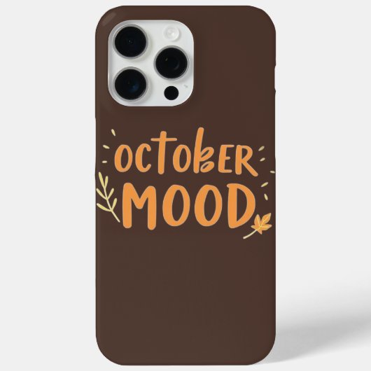 October Mood Cozy Fall iPhone 15 Case-Mate iPhoneケース (裏面)