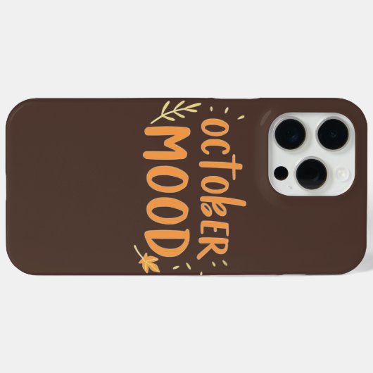 October Mood Cozy Fall iPhone 15 Case-Mate iPhoneケース (裏面 (横))