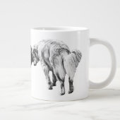 October Quiet: Head-to-Head Companions ジャンボコーヒーマグカップ (右)