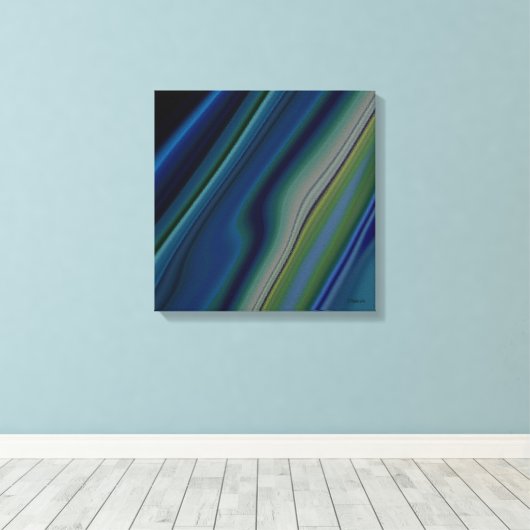 October Rain キャンバスプリント (インサイチュ (ウッドフロア))