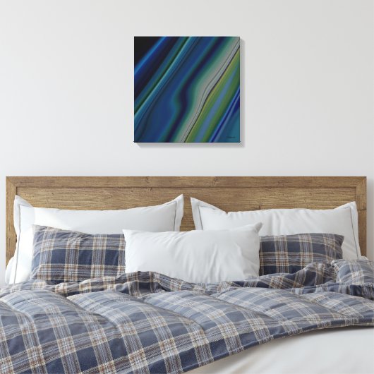 October Rain キャンバスプリント (インサイチュ (寝室))