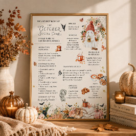 October Social Club 秋のフィールドガイド ウォールアート
