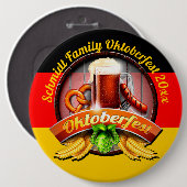 Octoberfestフェスティバルパーソナライズ名年20xx 缶バッジ (正面&裏面)