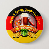 Octoberfestフェスティバルパーソナライズ名年20xx 缶バッジ (正面)