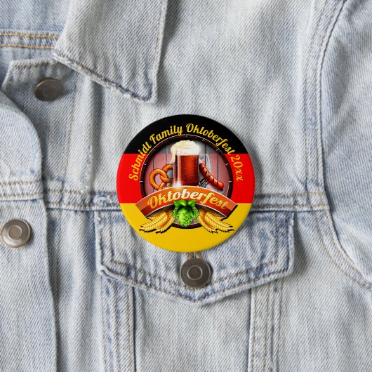 Octoberfestフェスティバルパーソナライズ名年20xx 缶バッジ (インサイチュ)