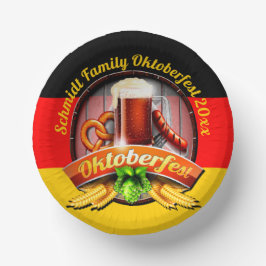Octoberfestフェスティバルパーソナライズ名年9月パーティー ペーパーボウル