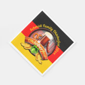 Octoberfestフェスティバルパーソナライズ名年 スタンダードランチョンナプキン (角)