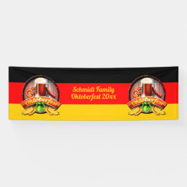 Octoberfestフェスティバルパーソナライズ名年 横断幕