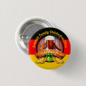 Octoberfestフェスティバルパーソナライズ名年 缶バッジ (正面&裏面)