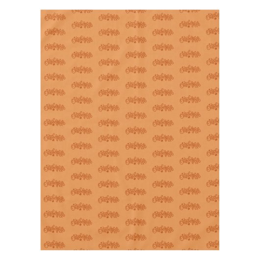 Octoberfest in Brown テーブルクロス (正面)