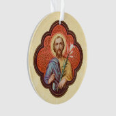 Octofoilでの聖ヨセフのポートレート(TF 02) オーナメント (正面)
