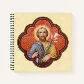 Octofoilでの聖ヨセフのポートレート(TF 02) ノートブック (正面)