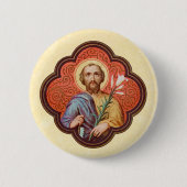 Octofoilでの聖ヨセフのポートレート(TF 02) 缶バッジ (正面)