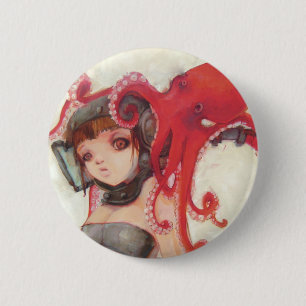 Octogirlボタン 缶バッジ