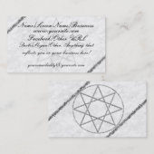 Octogramの灰色の紹介 名刺 (正面/裏面)