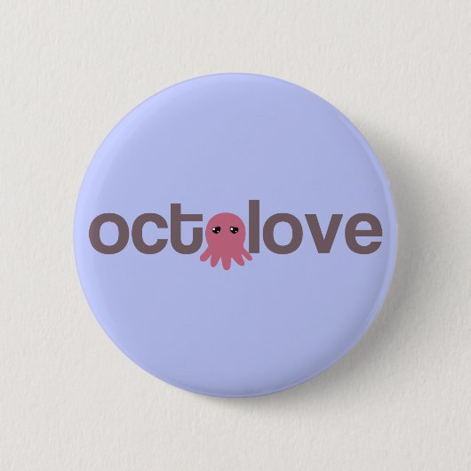 Octolove 缶バッジ (正面)