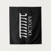 Octopi -おもしろい Pi Octopus Math タペストリー (正面)