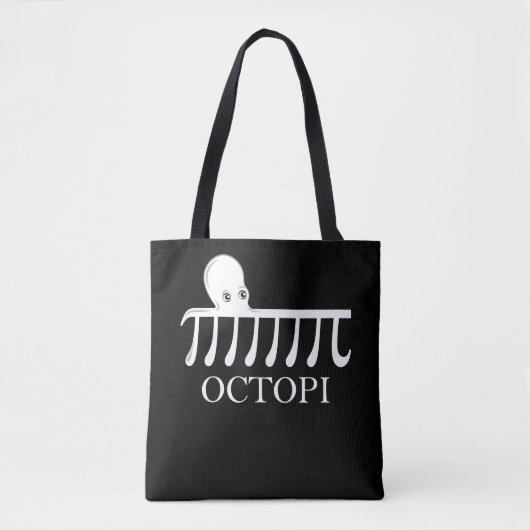 Octopi -おもしろい Pi Octopus Math トートバッグ (正面)