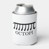 Octopi -おもしろい Pi Octopus Math 缶クーラー (缶正面)