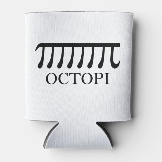 Octopi -おもしろい Pi Octopus Math 缶クーラー (正面)