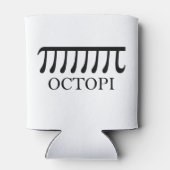 Octopi -おもしろい Pi Octopus Math 缶クーラー (裏面)