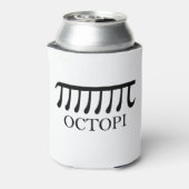 Octopi -おもしろい Pi Octopus Math 缶クーラー (缶裏面)