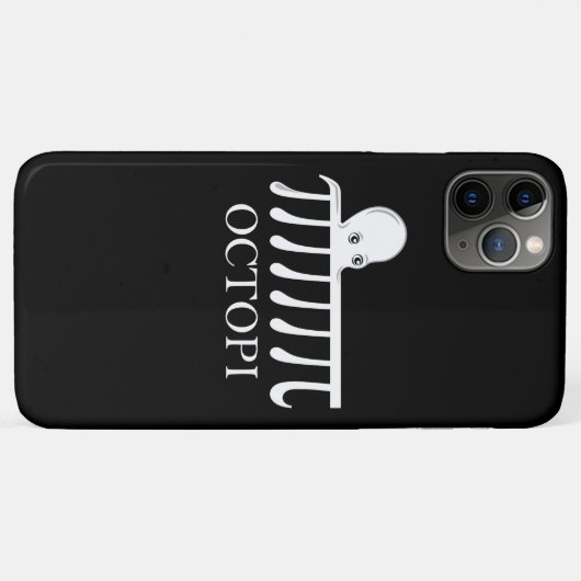 Octopi -おもしろい Pi Octopus Math Case-Mate iPhoneケース (裏面(横))