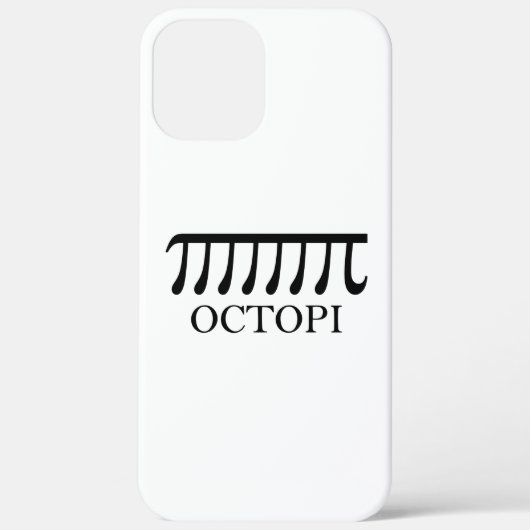 Octopi -おもしろい Pi Octopus Math Case-Mate iPhoneケース (裏面)