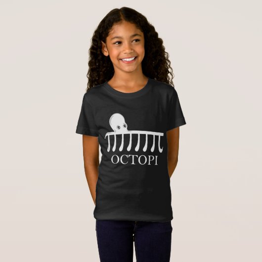 Octopi -おもしろい Pi Octopus Math Tシャツ (正面フル)