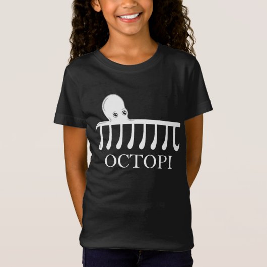 Octopi -おもしろい Pi Octopus Math Tシャツ (正面)