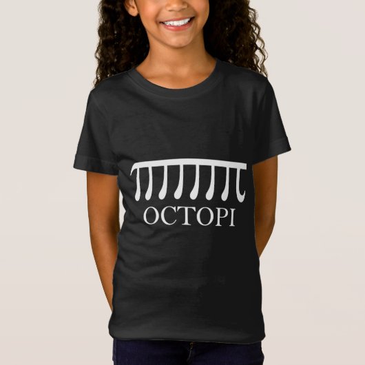 Octopi -おもしろい Pi Octopus Math Tシャツ (正面)